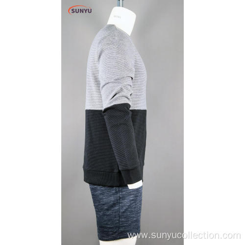 Men`s ottoman sweatshirt without hood